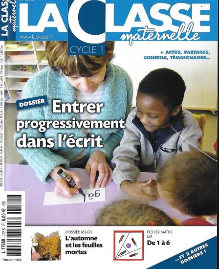 Magazine la classe maternelle oct2018 1
